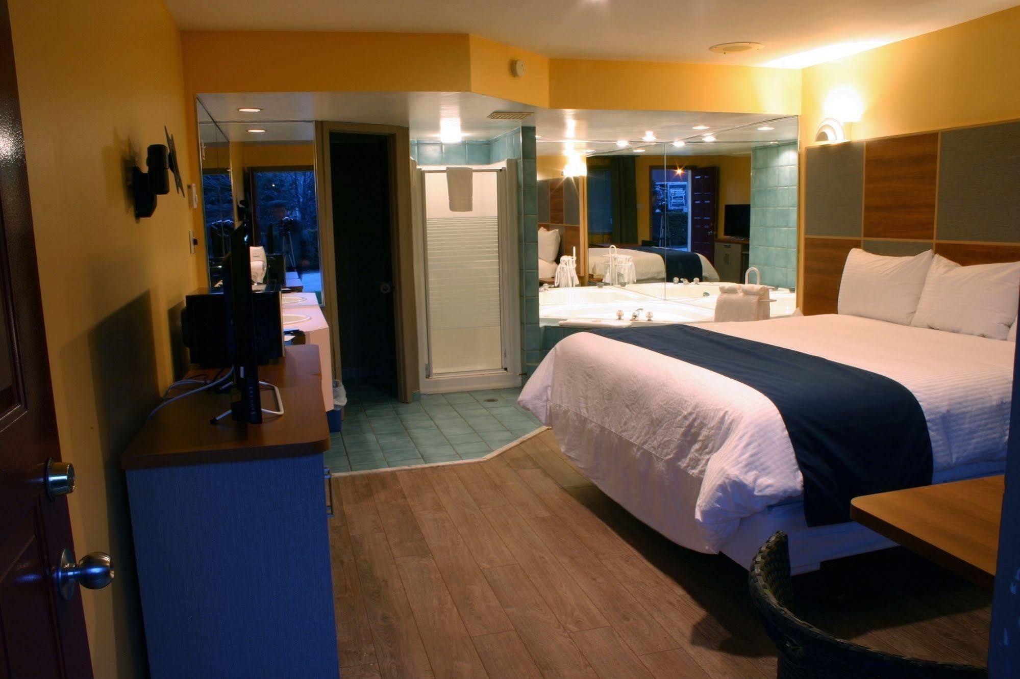 Motel Des Pentes Et Suites Saint-Sauveur Luaran gambar
